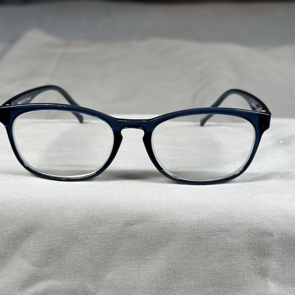 Eyebuydirect Eyeglasses DRUMS 51-17-135 Blue Oval  FRAMES ONLY‎ Unisex